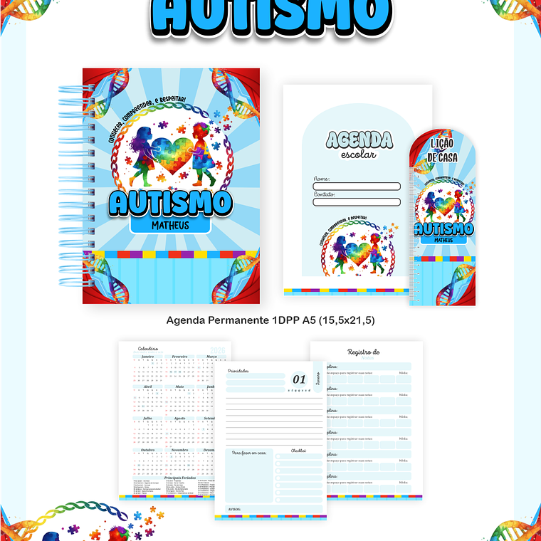 Arquivo Encadernação Escolar 2026 Autismo 5