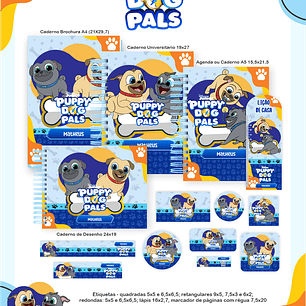 Arquivo Encadernação Escolar 2026 Puppy Dog Pals