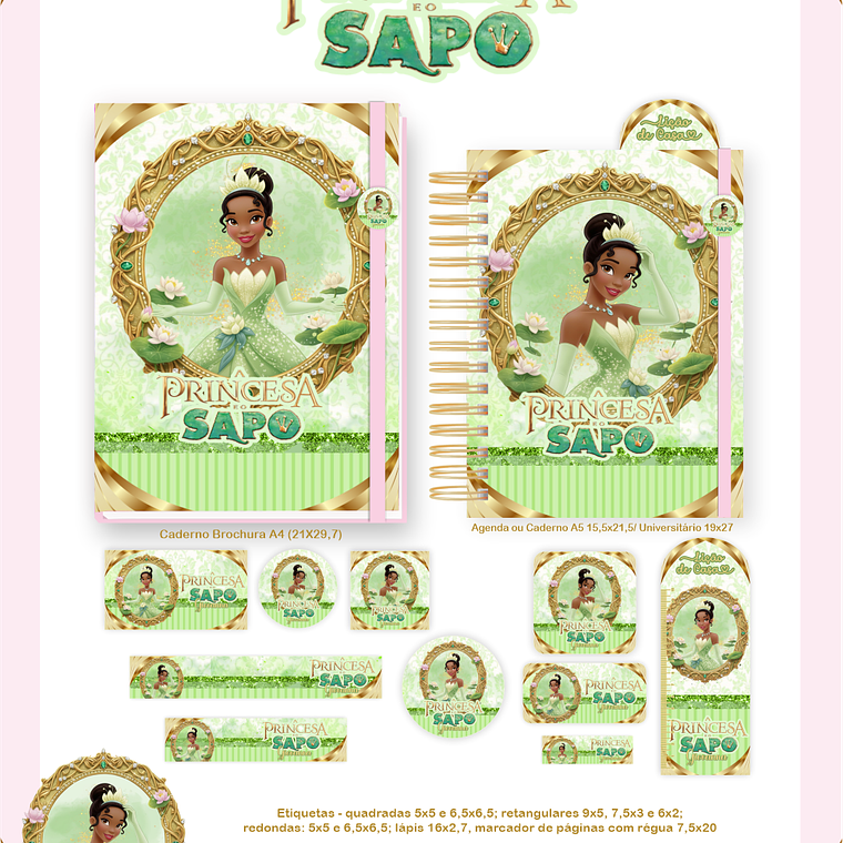 Arquivo Encadernação Escolar 2026 A Princesa e o Sapo 2