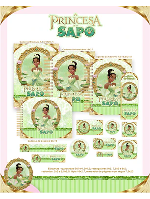 Arquivo Encadernação Escolar 2026 A Princesa e o Sapo