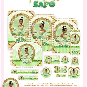 Arquivo Encadernação Escolar 2026 A Princesa e o Sapo