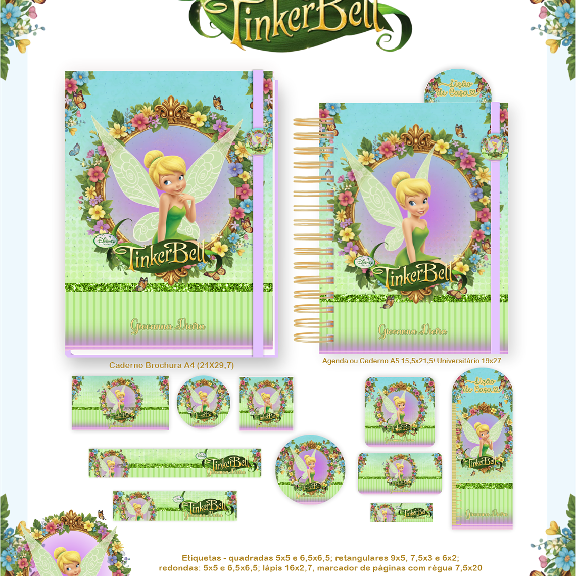 Arquivo Encadernação Escolar 2026 Sininho 2