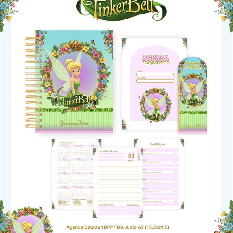 Arquivo Encadernação Escolar 2026 Sininho 3