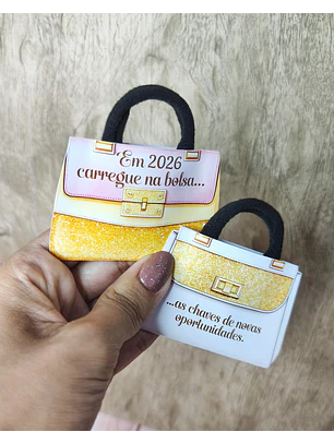 Arquivo Ano Novo Bolsinha Xuxinha de Cabelo