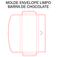 MOLDE LIMPO - ENVELOPE PARA BARRA DE CHOCOLATE - Thumbnail 1