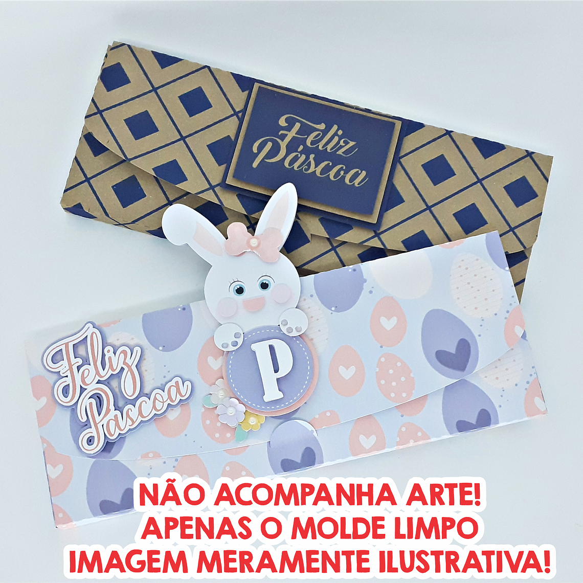 MOLDE LIMPO - ENVELOPE PARA BARRA DE CHOCOLATE 2