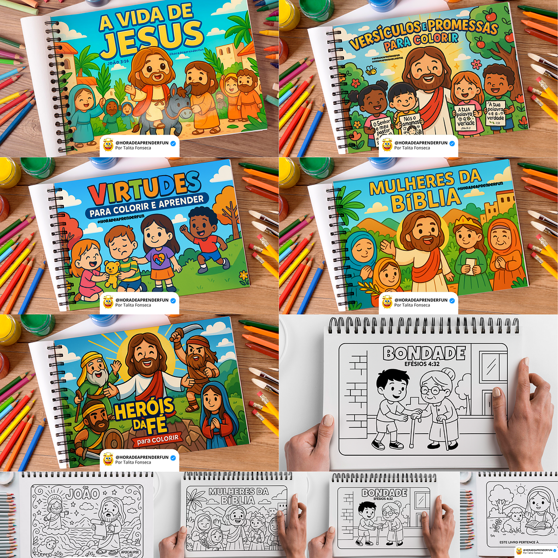 Arquivo Combo Bíblia para Colorir 1