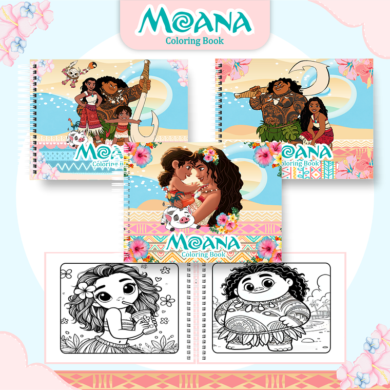 Arquivo Livro de Colorir Moana 1