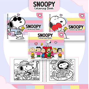 Arquivo Livro de Colorir Snoopy