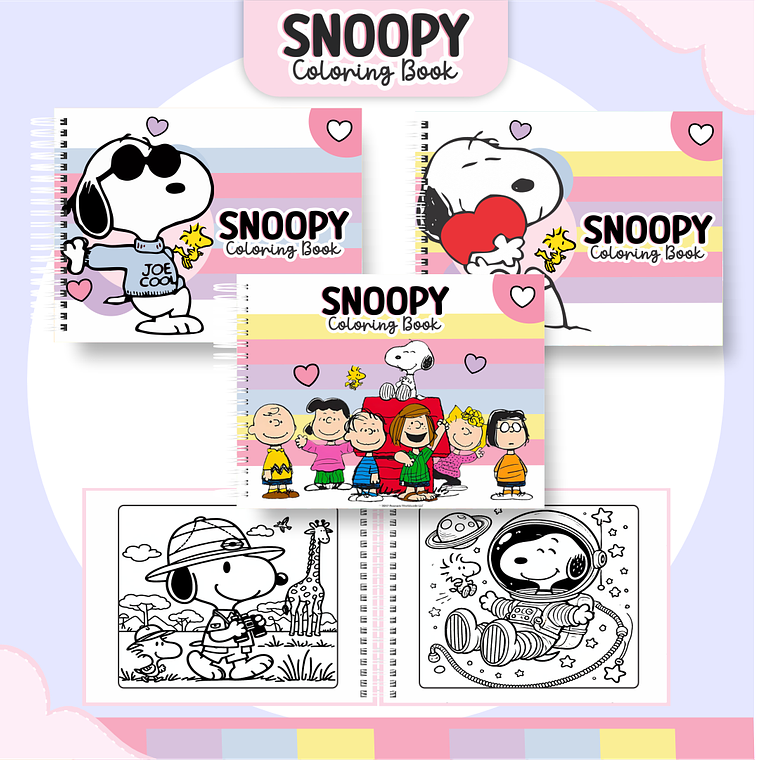 Arquivo Livro de Colorir Snoopy 1