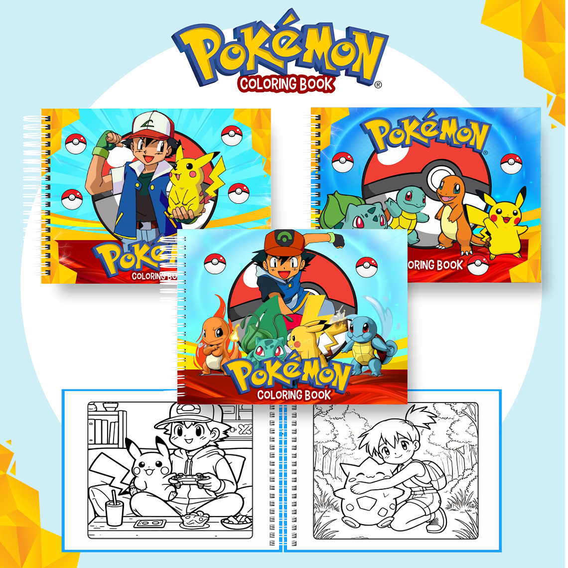 Arquivo Livro de Colorir Pokémon 1
