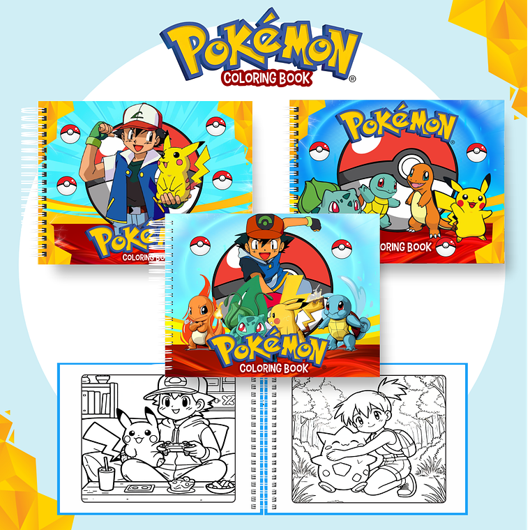 Arquivo Livro de Colorir Pokémon 1
