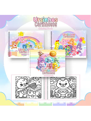 Arquivo Livro de Colorir Ursinhos Carinhosos