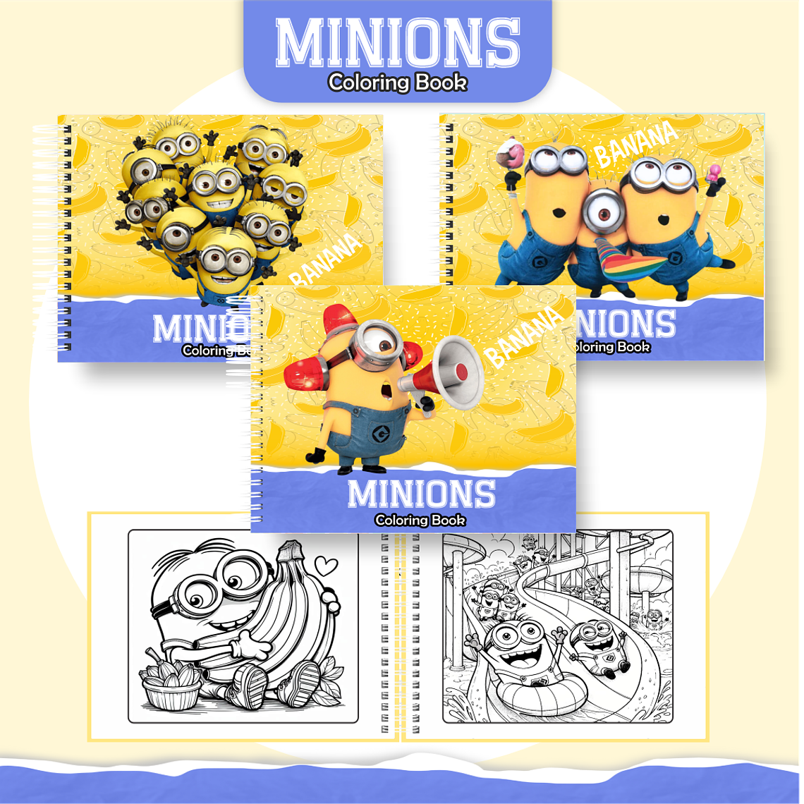 Arquivo Livro de Colorir Minnions 1