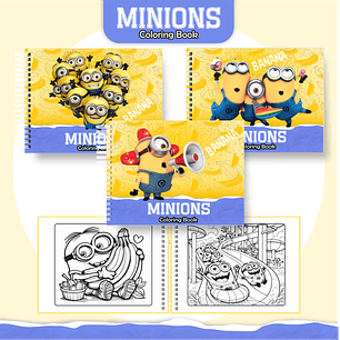 Arquivo Livro de Colorir Minnions
