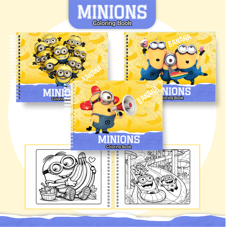 Arquivo Livro de Colorir Minnions 1