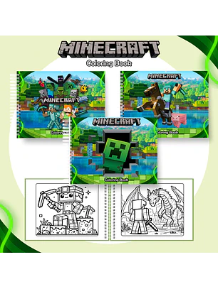 Arquivo Livro de Colorir Minecraft