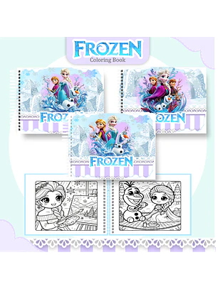 Arquivo Livro de Colorir Frozen