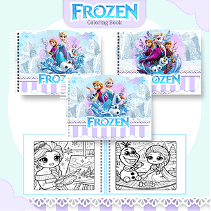 Arquivo Livro de Colorir Frozen