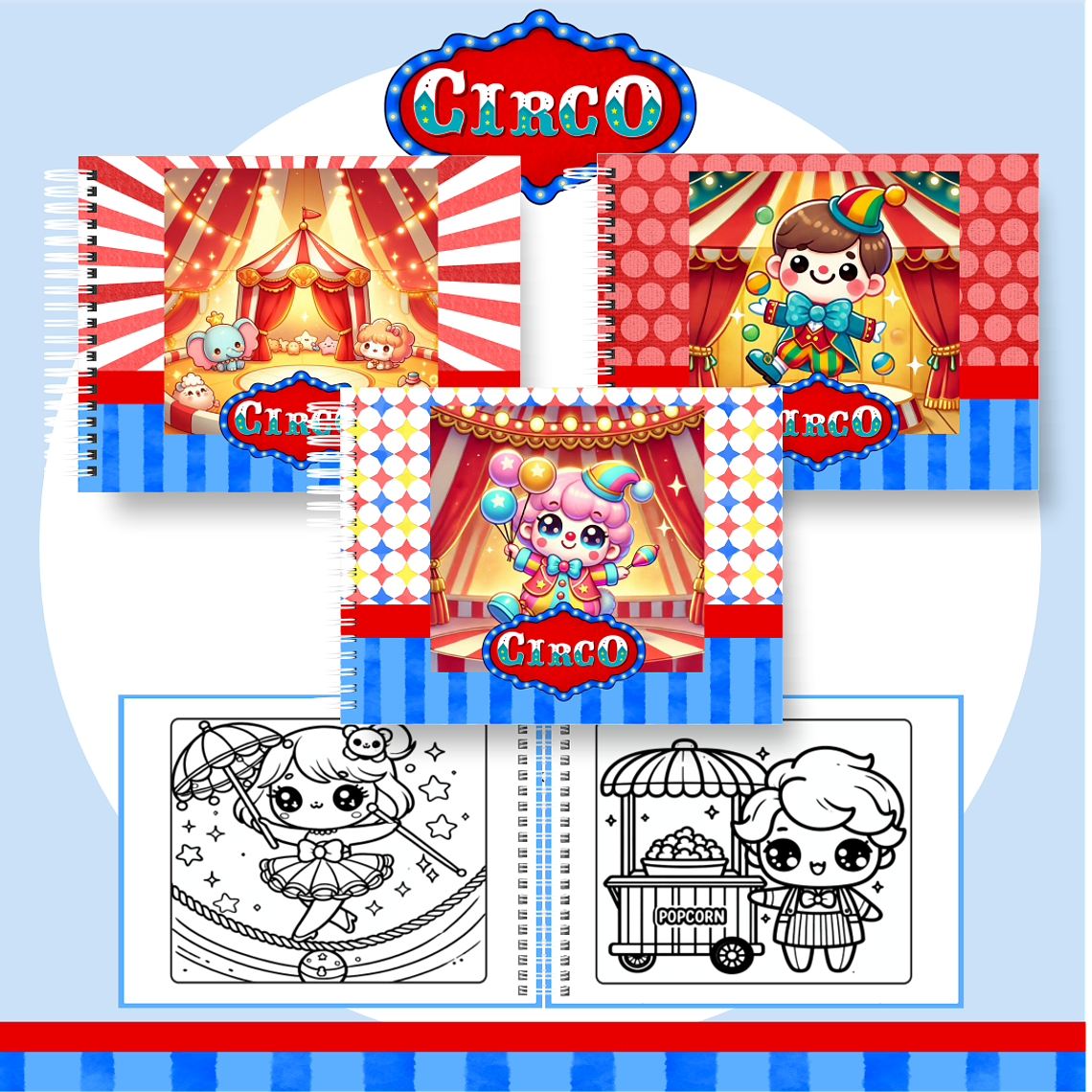 Arquivo Livro de Colorir Circo 1
