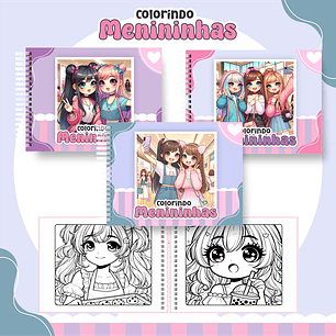 Arquivo Livro de Colorir Menininhas