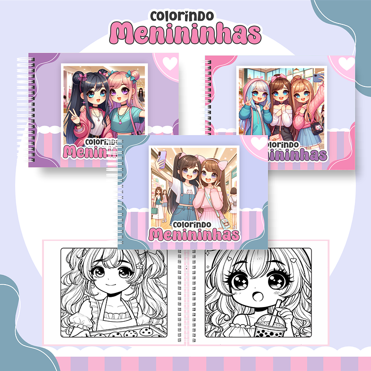 Arquivo Livro de Colorir Menininhas 1