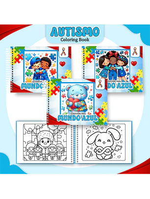 Arquivo Livro de Colorir Autismo