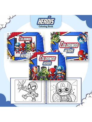 Arquivo Livro de Colorir Heróis