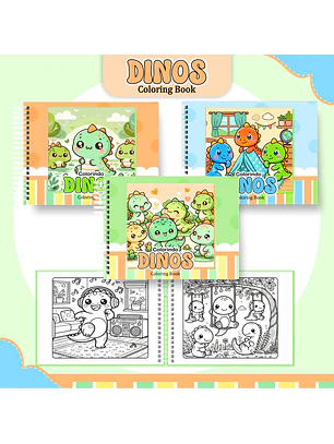 Arquivo Livro de Colorir Dinos