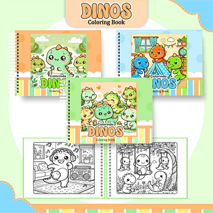 Arquivo Livro de Colorir Dinos