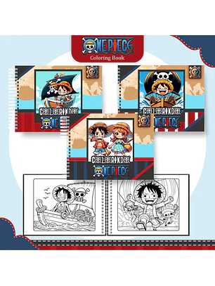 Arquivo Livro de Colorir One Piece