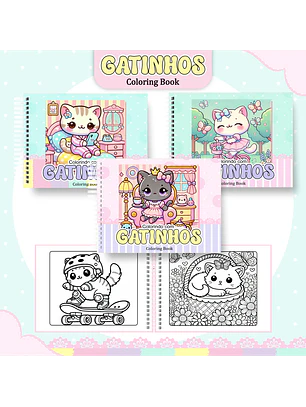 Arquivo Livro de Colorir Gatinhos