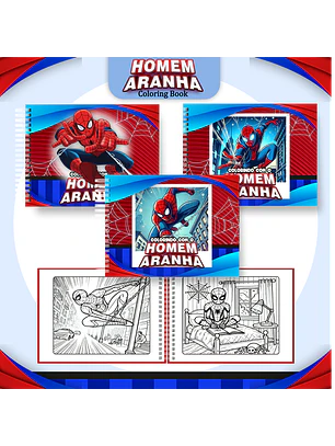 Arquivo Livro de Colorir Homem Aranha
