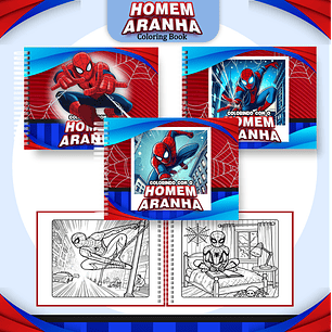 Arquivo Livro de Colorir Homem Aranha
