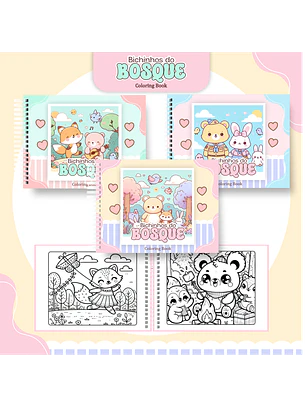 Arquivo Livro de Colorir Bichinhos do Bosque