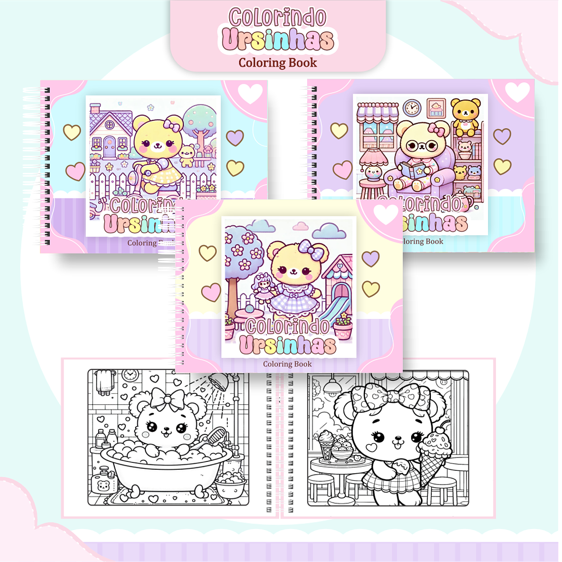Arquivo Livro de Colorir Ursinhas 1