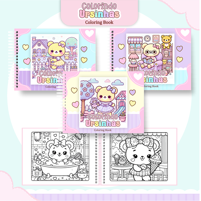 Arquivo Livro de Colorir Ursinhas 1
