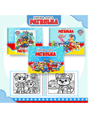 Arquivo Livro de Colorir Patrulha Canina