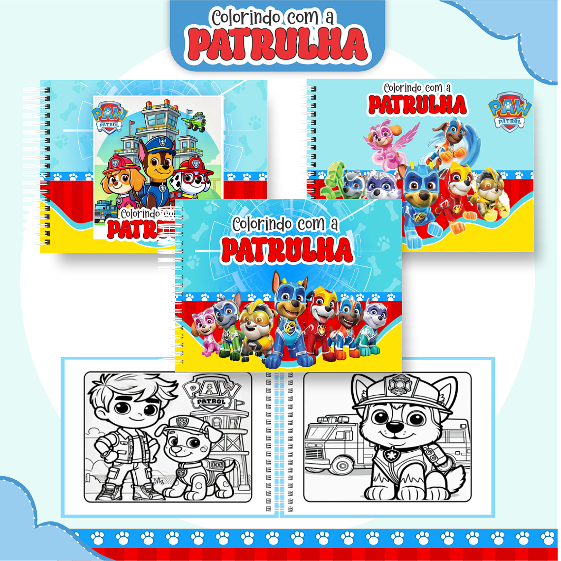 Arquivo Livro de Colorir Patrulha Canina 1