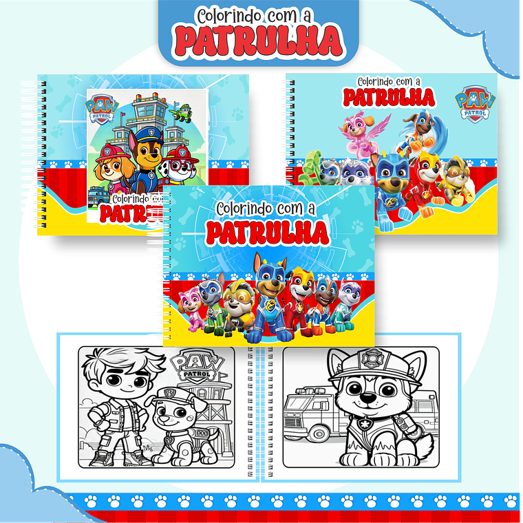 Arquivo Livro de Colorir Patrulha Canina 1
