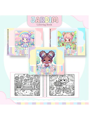 Arquivo Livro de Colorir Jardim