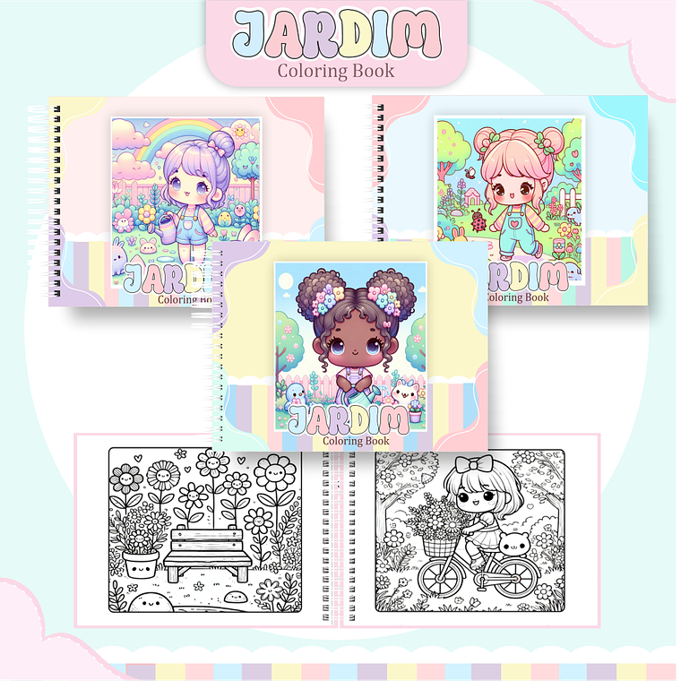 Arquivo Livro de Colorir Jardim 1