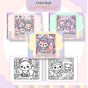 Arquivo Livro de Colorir Raposinhas