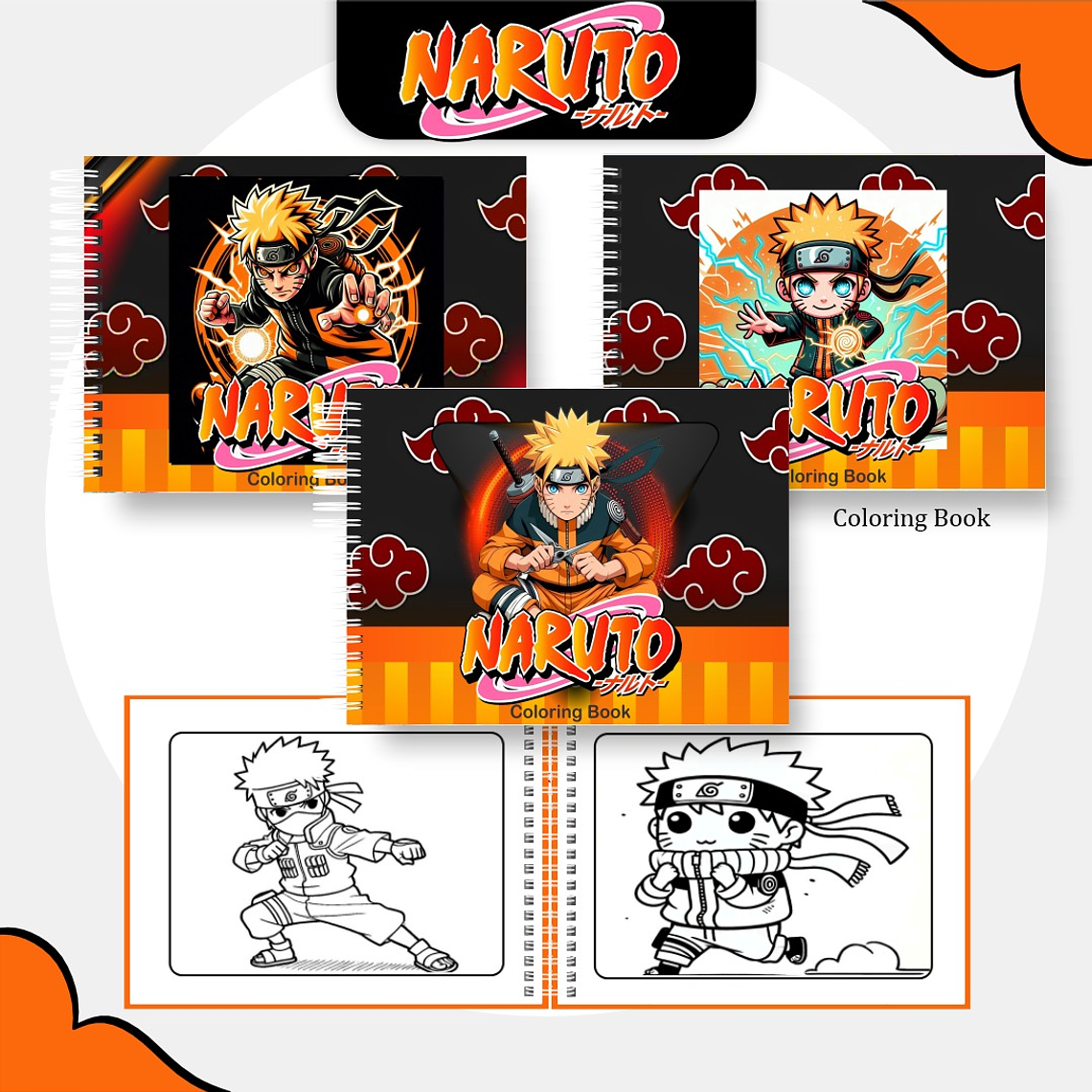 Arquivo Livro de Colorir Naruto 1