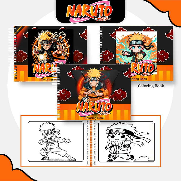 Arquivo Livro de Colorir Naruto 1
