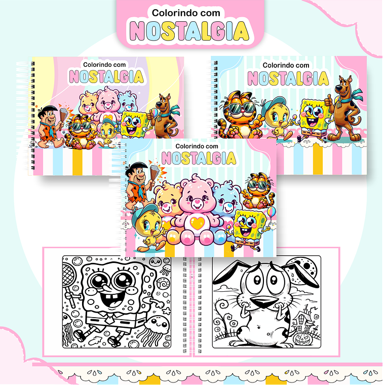 Arquivo Livro de Colorir Nostalgia 1