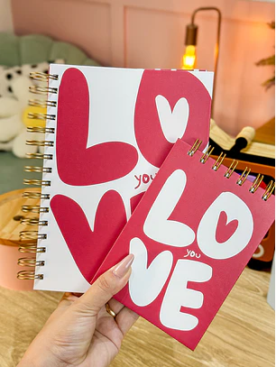 Arquivo Encadernação Dia dos Namorado Mini Kit Love