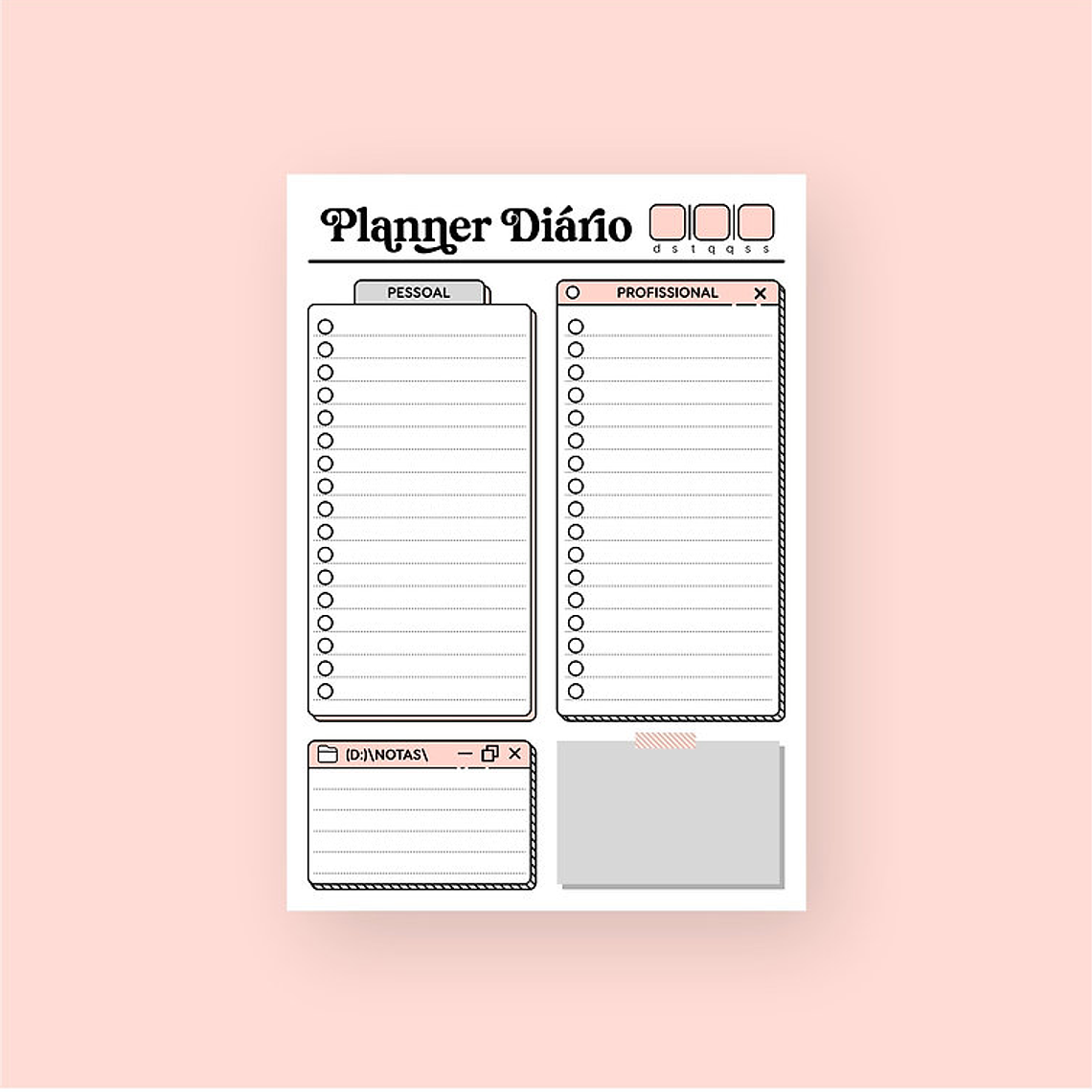 Arquivo Planner Diário  6
