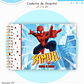 Arquivo Encadernação Kit Escolar - Homem Aranha - Thumbnail 2