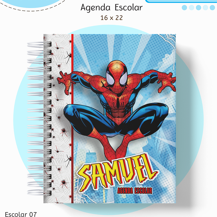 Arquivo Encadernação Kit Escolar - Homem Aranha 5
